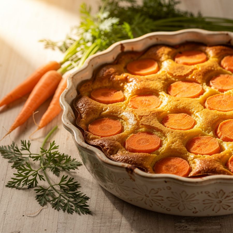CLAFOUTIS DE CAROTTES AUX ÉPICES D&rsquo;HILDEGARDE — MA RECETTE D&rsquo;ÉTÉ